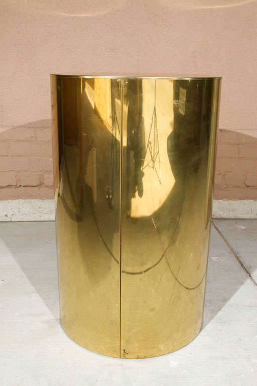 Signed Curtis Jere Brass Pedestal Column 3