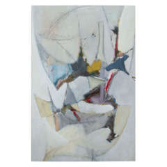 Mid Century Modern Abstract Oil Painting