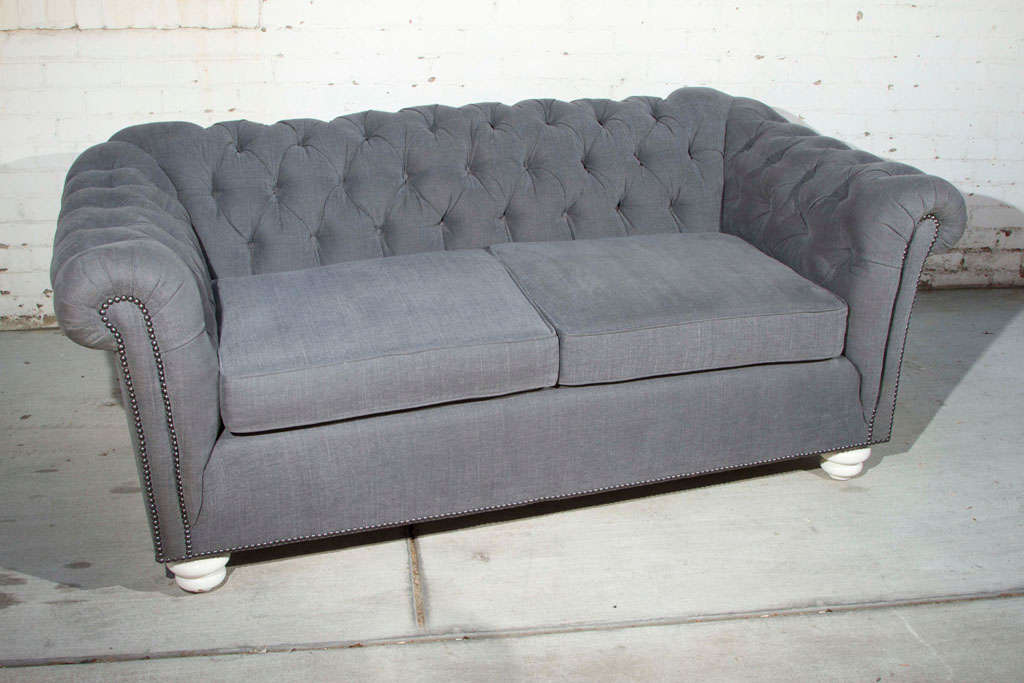 Tufted Chesterfield Loveseat