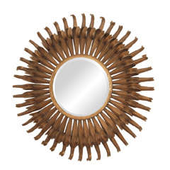 Very Large and Impressive "Soleil" Mirror