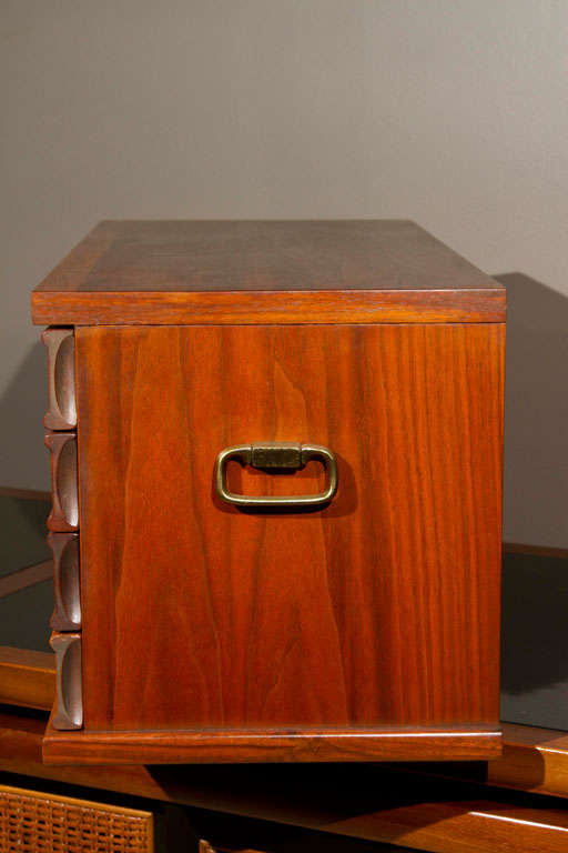 Rare Brown-Saltman Walnut Jewelry Box by John Keal 6