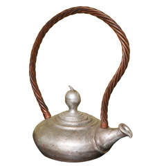 Artist Made Surrealistic Gargantuan "teapot" Stoneware