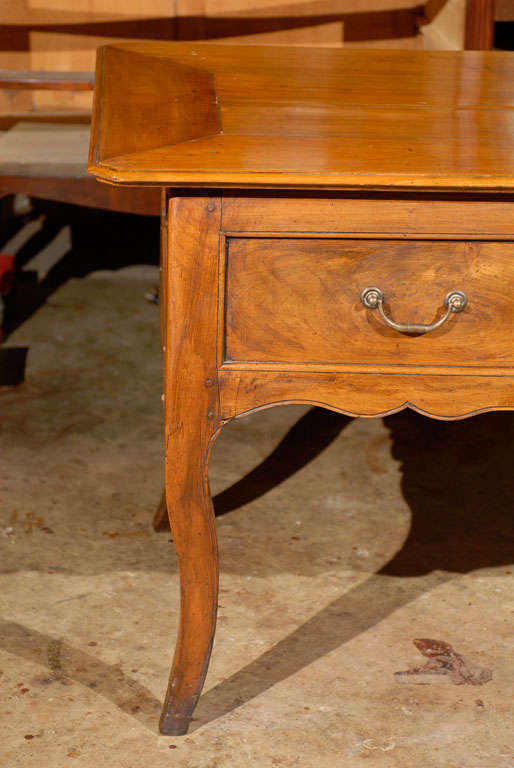 19th Century Provincial French Fruitwood Desk 7