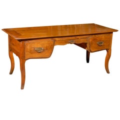 19th Century Provincial French Fruitwood Desk