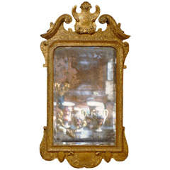 Fine 18th Century English George II Gilt Wood Mirror