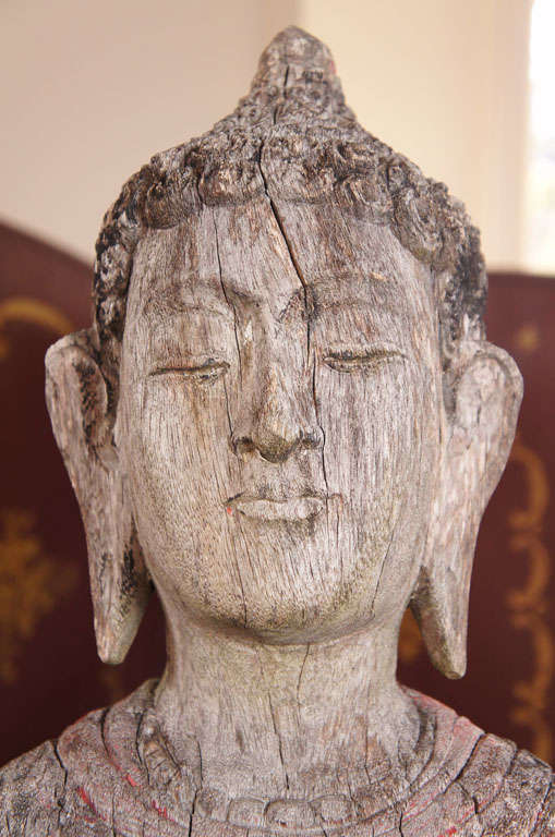 Carved and Painted Buddha 2