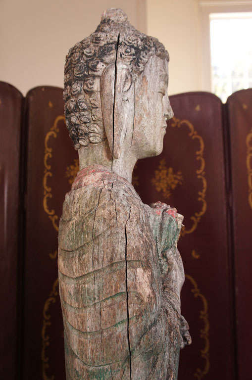 Carved and Painted Buddha 5
