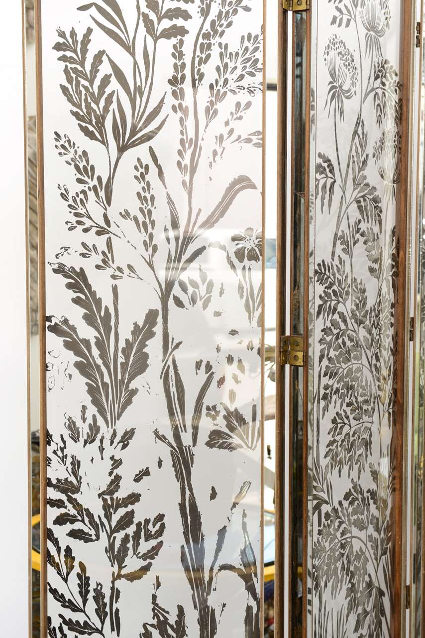 Mid-20th Century French Silver Overlay Screen