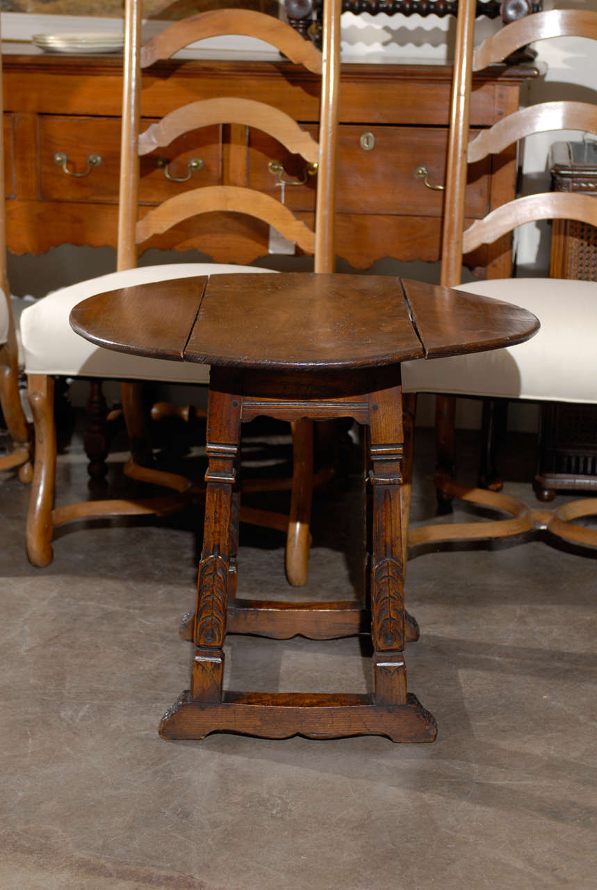 Wood English Side Table