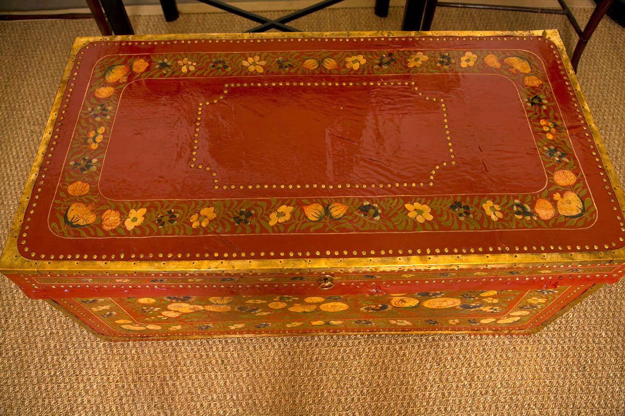 19th C Chinese Camphor Trunk In Excellent Condition In Stamford, CT