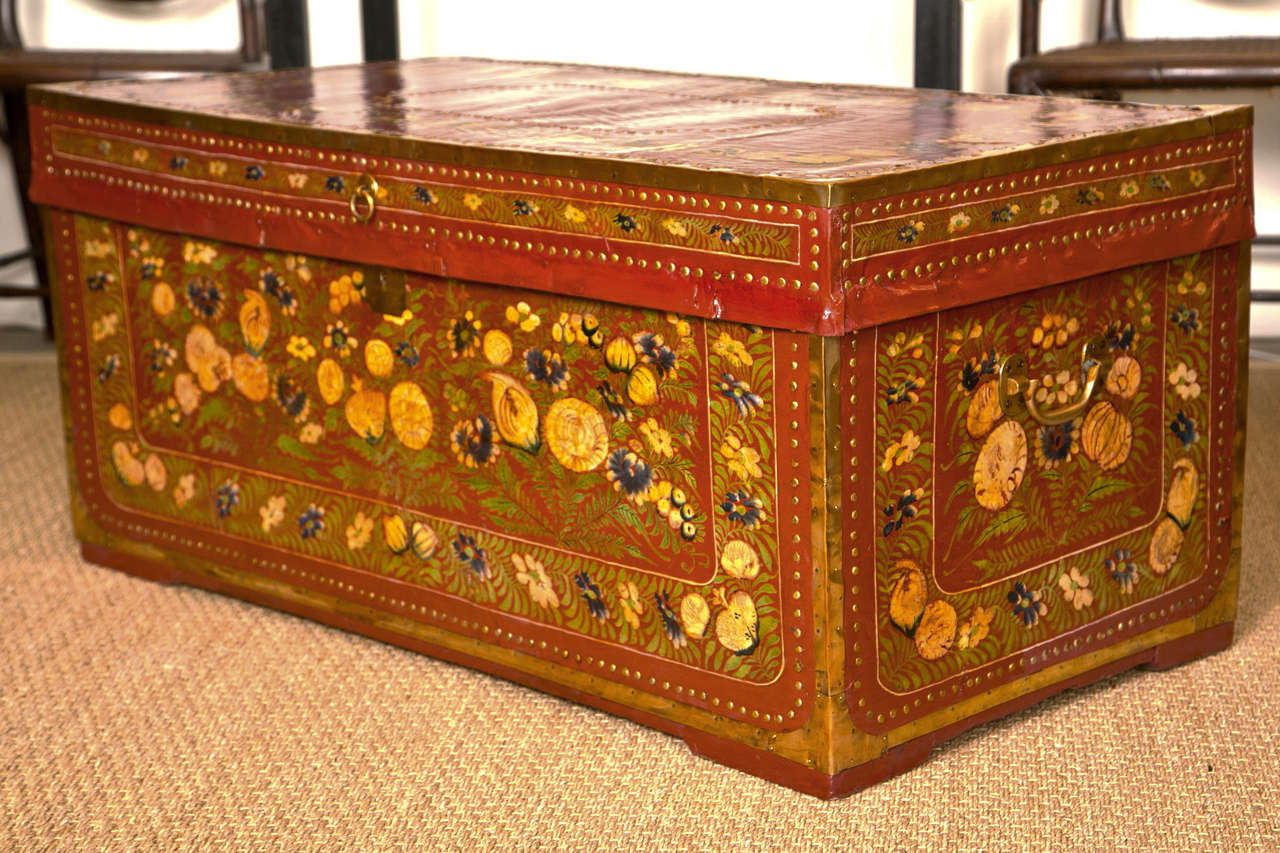 19th C Chinese Camphor Trunk 1