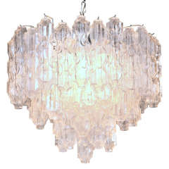 Vintage Tronchi Murano Glass Chandelier