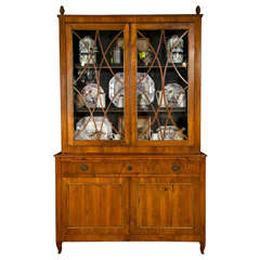 1820's Scandinavian Two Part Breakfront
