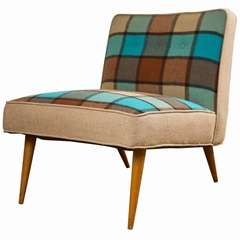 1950" Knoll Style Petite Slipper Chair