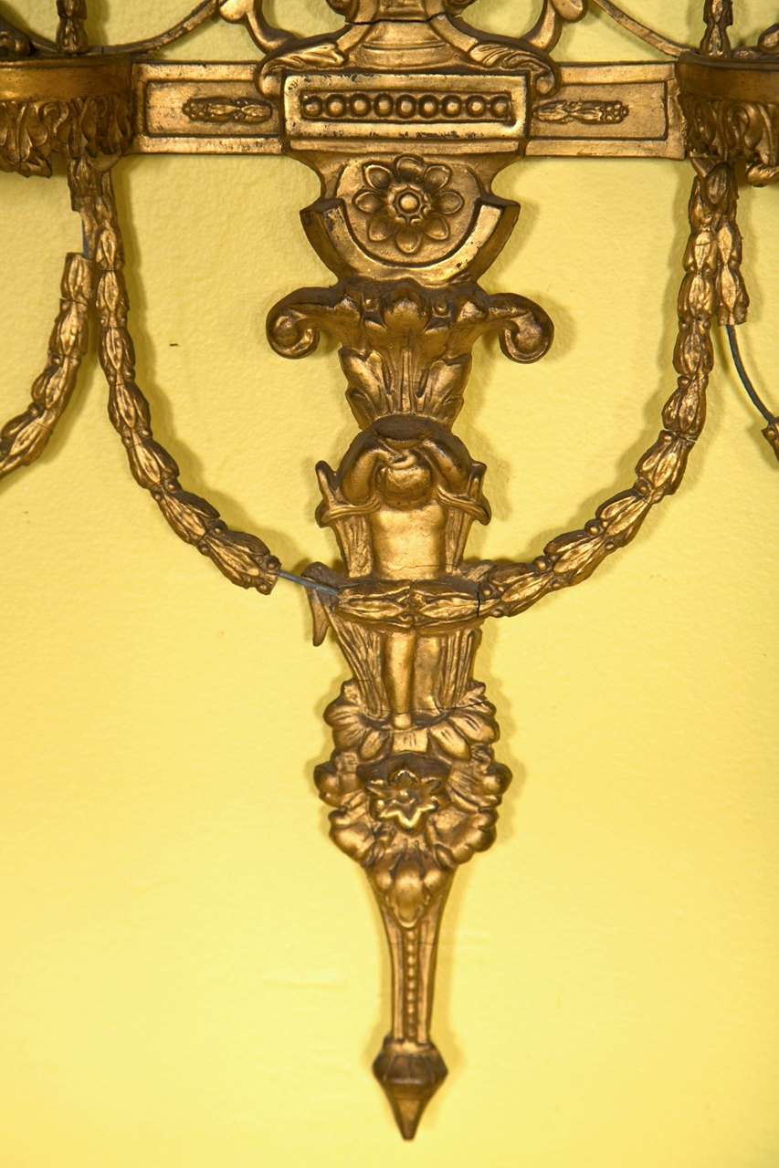 19 century Adams Style gilt mirrors 2