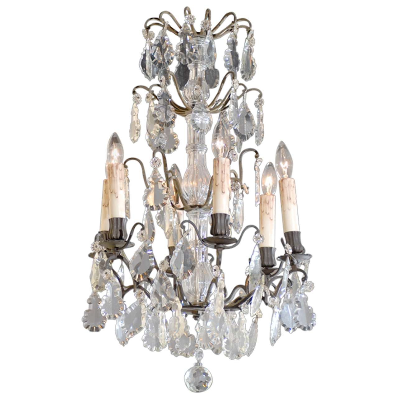 French Crystal Chandelier For Sale at 1stdibs