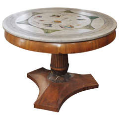Beautiful Italian walnut center table Antique Beautiful Italian walnut center table