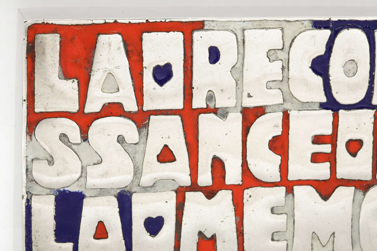 French La reconnaissance est la mémoire du Coeur For Sale