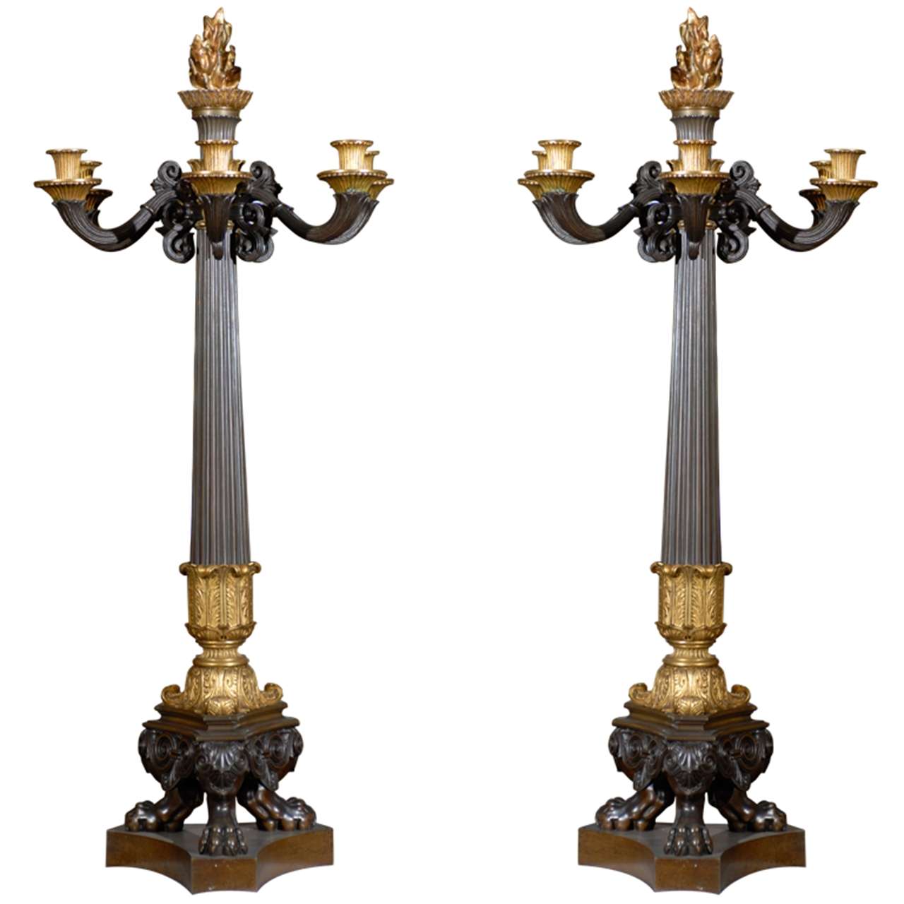 Antique Empire Style Candelabra