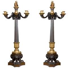 Antique Empire Style Candelabra 7