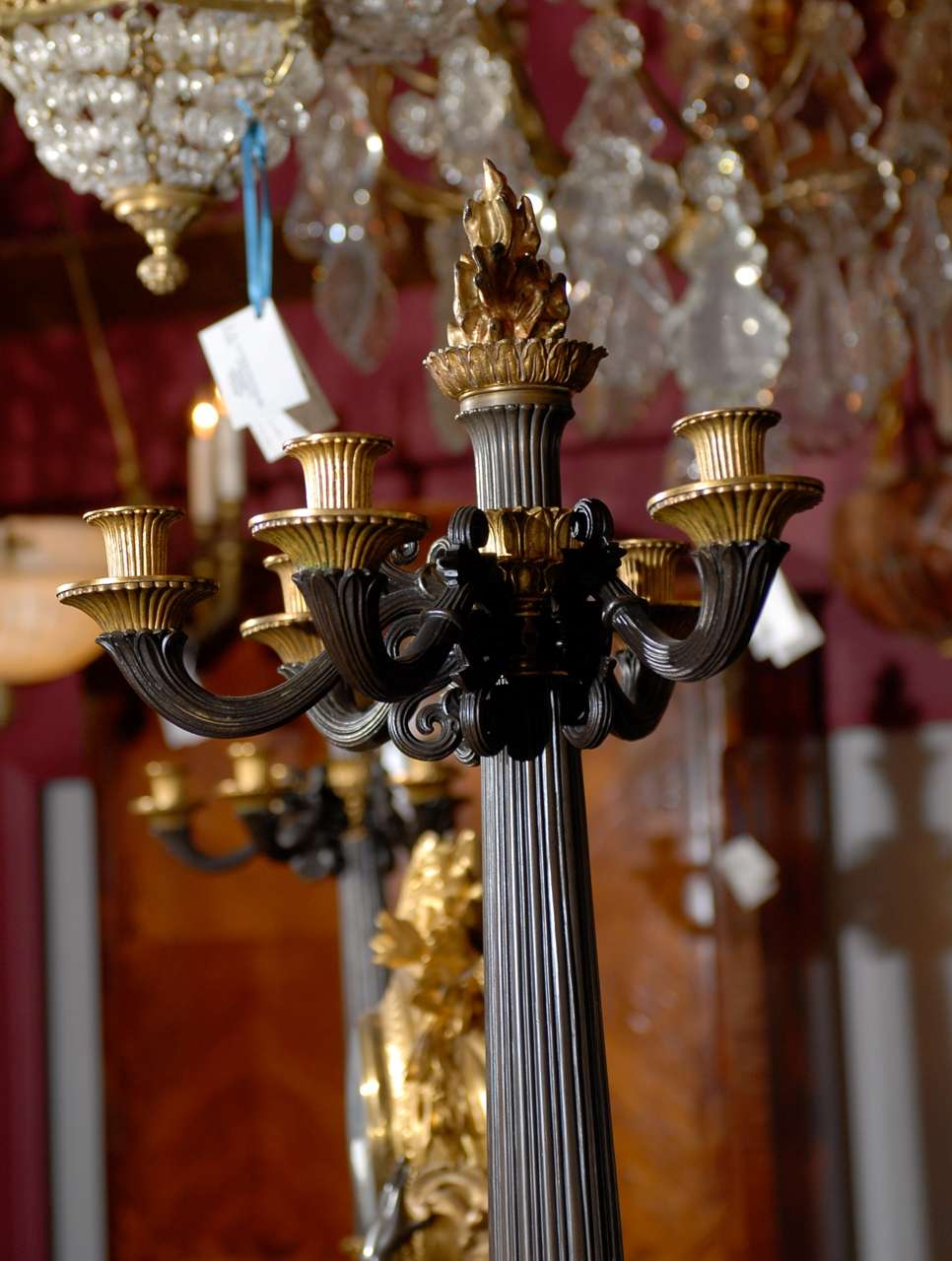 Antique Empire Style Candelabra For Sale 1