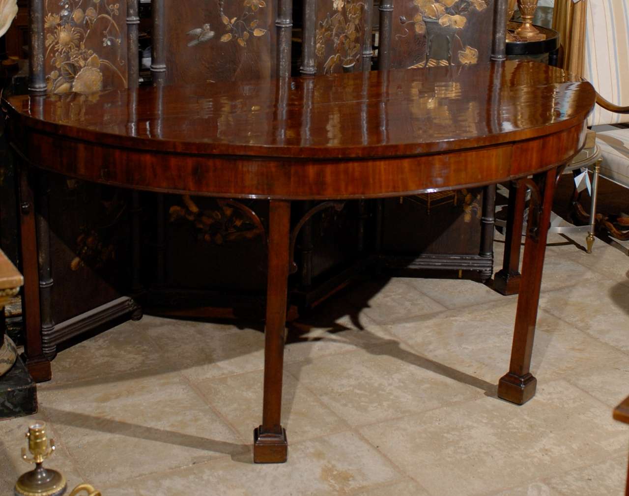 18th/19thC Irish Mahogany Serving Table 6