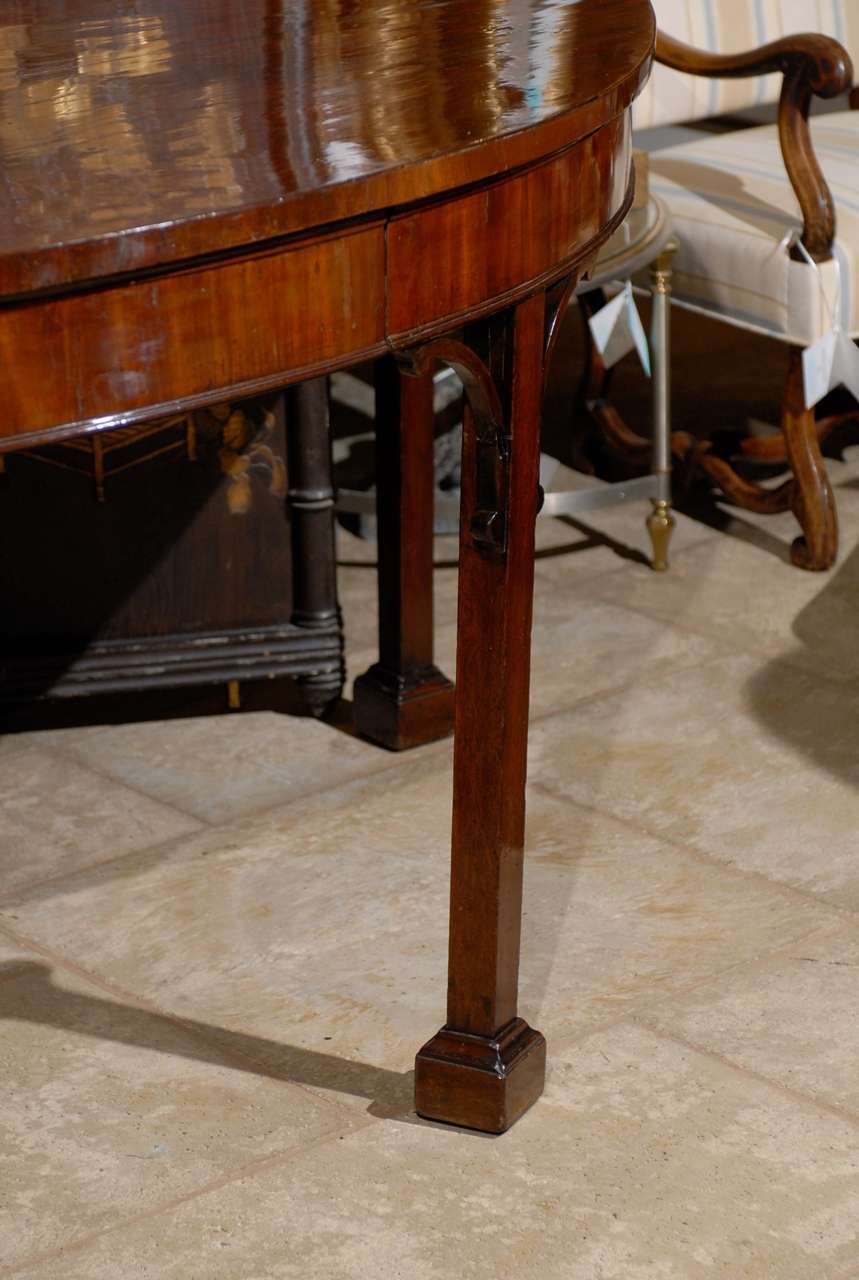 18th/19thC Irish Mahogany Serving Table In Good Condition In Atlanta, GA
