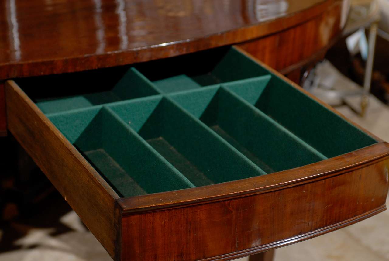 18th/19thC Irish Mahogany Serving Table 1