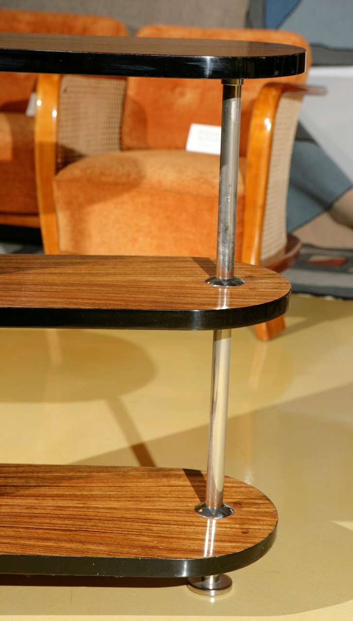 Hungarian Modernist Shelf Unit/Side Table For Sale