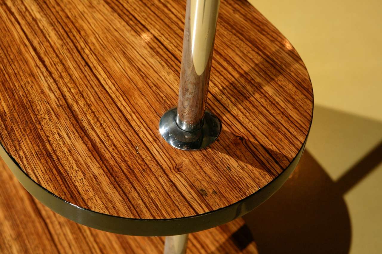 Lacquer Modernist Shelf Unit/Side Table For Sale