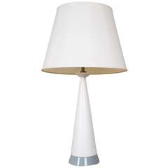 Frost White Tapering Table Lamp