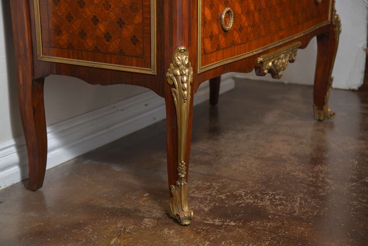 20th Century 19th c. Louis XVI Mahogany and Parquetry Inlay For Sale