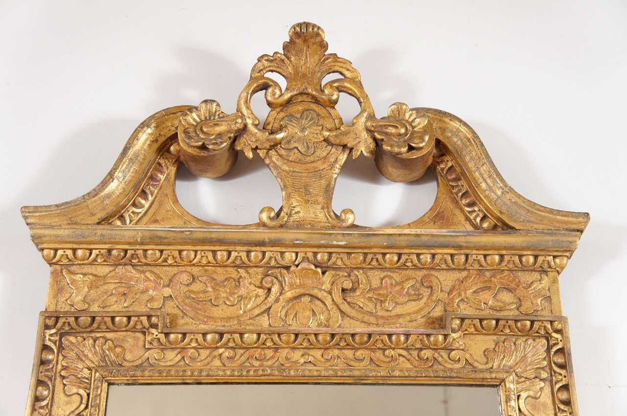 British Pair of George II Giltwood Mirrors For Sale