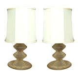 Pair of Lucite Lamps