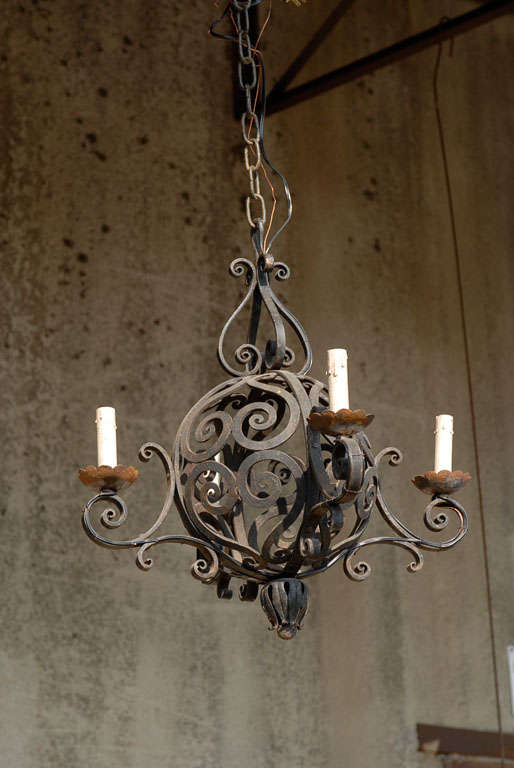 French Orb Chandelier