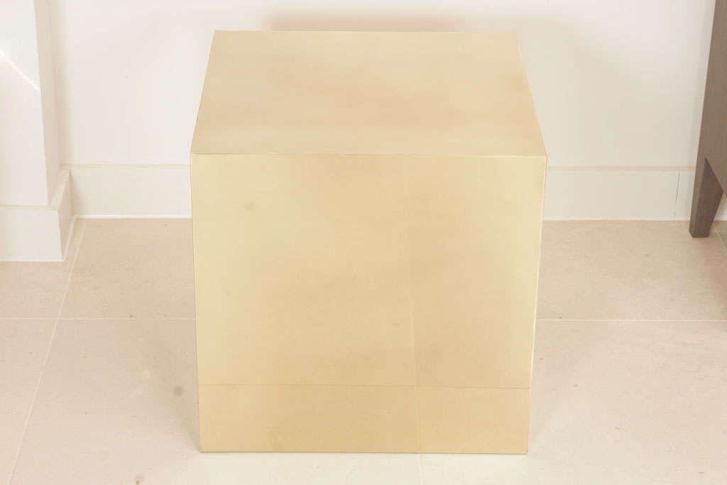Contemporary Cube Side Table For Sale