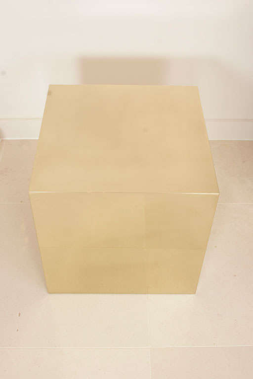 German Cube Side Table For Sale