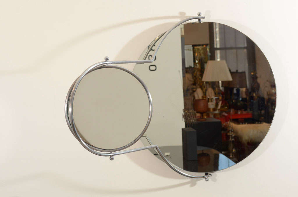 Specchio Due Mirror by Rodney Kinsman for Bieffeplast, Padova/ Italy
The larger mirror is 21.5