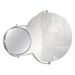 Double Mirror with articulating swivel arm