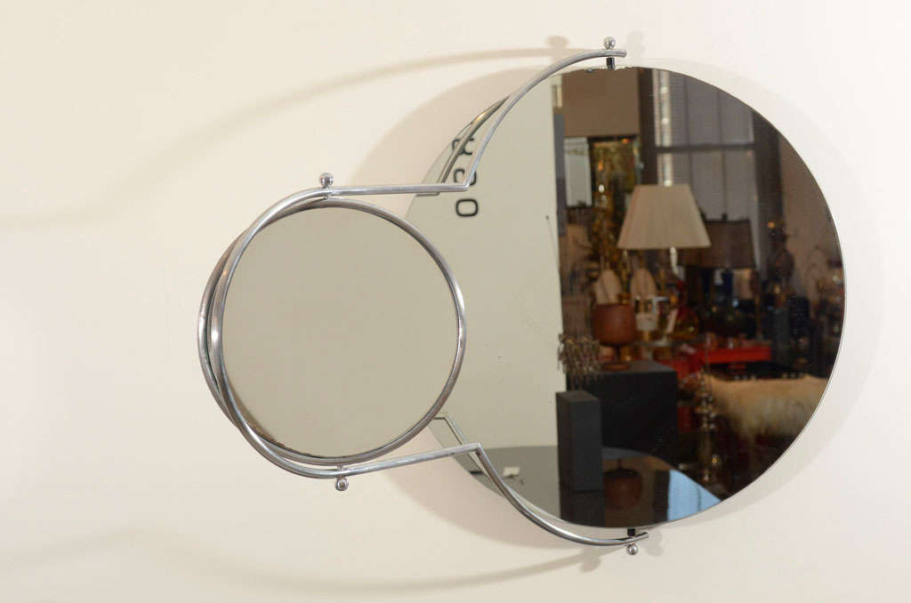 Double Mirror with articulating swivel arm at 1stDibs articulating mirror