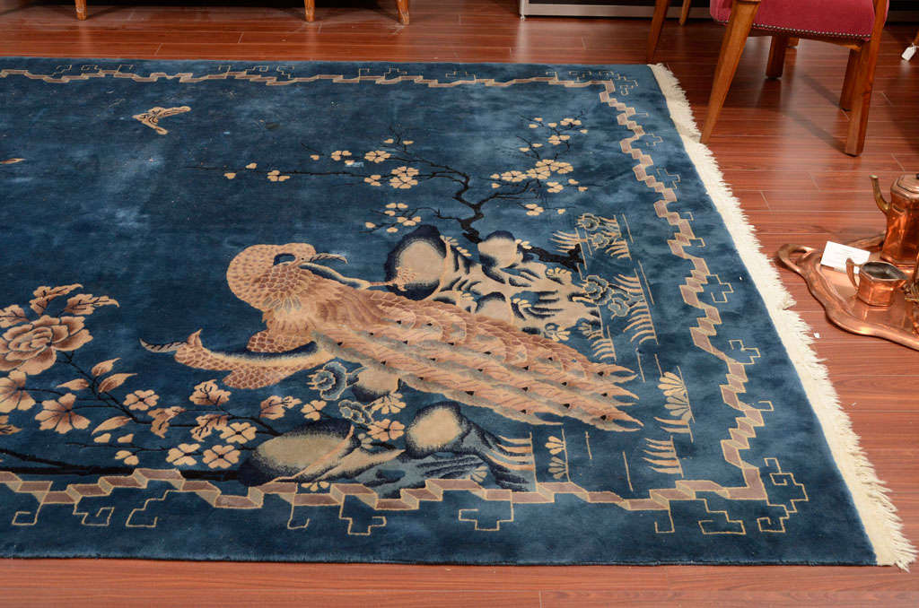 20th Century A Fine Peking Chinese Art Deco Rug