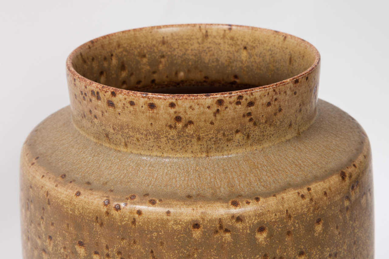 Mid-20th Century Stoneware Vase by Per Linnemann Schmidt for Palshus For Sale