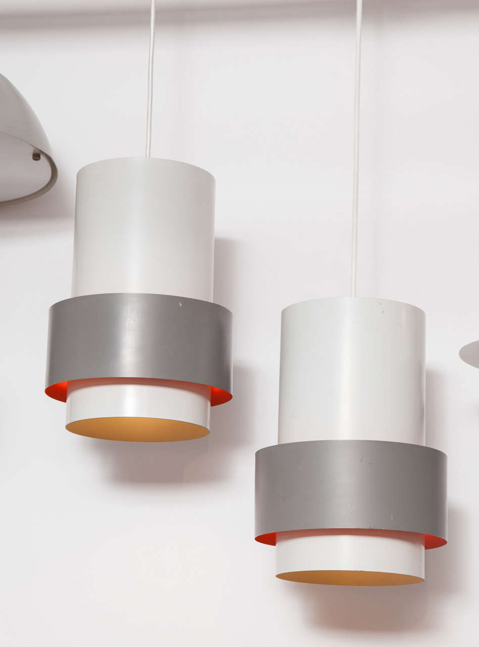 Danish Central Pendant by Jo Hammerborg for Fog and Morup, Pair