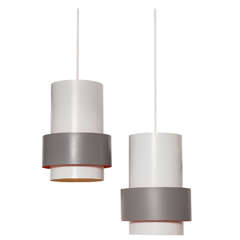Central Pendant by Jo Hammerborg for Fog and Morup, Pair