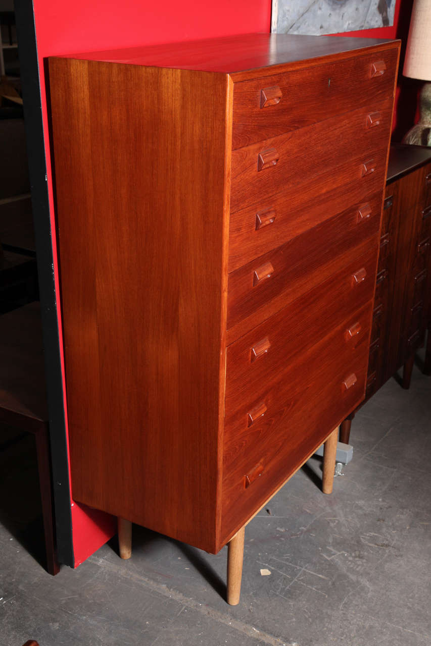 Mid-20th Century Tallboy Dresser by Borge Mogensen