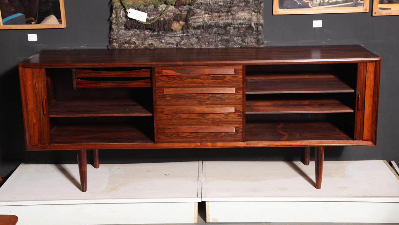 Mid-20th Century Rosewood Credenza by Henning Kjaernulf