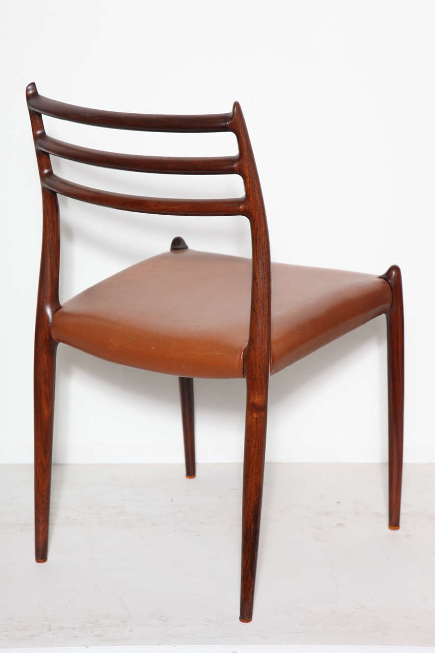 20th Century Niels Moller No.78 Dining Chairs, Set of Four