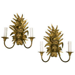 Fine Pair of Maison Charles Sconces