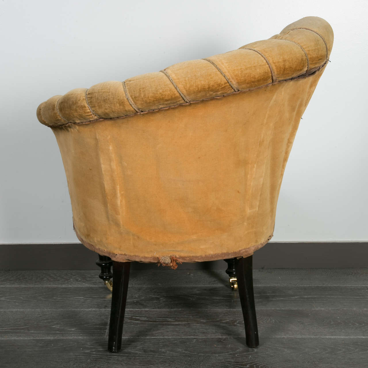 Rare Pair of Napoleon III Slipper Chairs 2