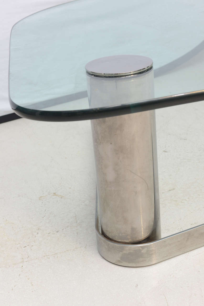 Retro Steel and Glass Pace Coffee Table 2